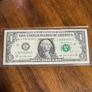 Collectible  One Dollar Bill